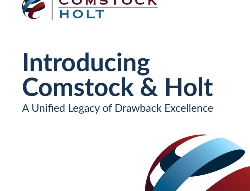 Comstock & Holt, Inc. Unites as Your Duty Drawback Provider